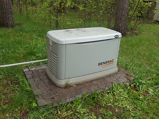 Монтаж генератора Generac. Ильинское шоссе.